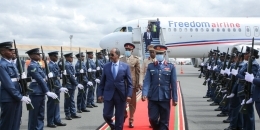 Somalia’s president visits Kenya on 2nd leg of 1st East Africa trip