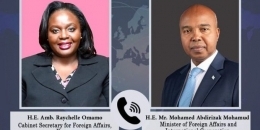 Somali, Kenyan foreign ministers hold warm phone talks