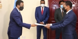 Farmajo receives credential letter from Ethiopian Ambassador