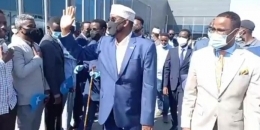 Jubaland leader lands in Mogadishu for crucial talks