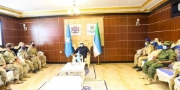 Farmajo invites his close-vigilantes to the Villa Somalia