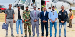 Southwest state officials visit besieged Somali town