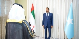 Somali president receives credentials from new UAE ambassador