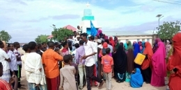 Anti-Jubaland leader protest held in a Somali border town 