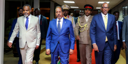 Somalia president arrives in Kenya for Ruto’s inauguration