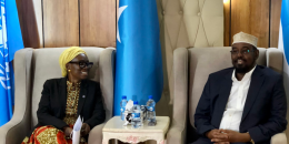 UN official advocating for women’s 30% quota visits Jubaland