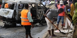 An explosion in central Somalia leaves two dead