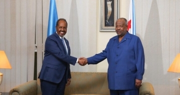 Somali president in Djibouti for summit