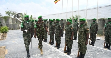 AU mission fetes Ugandan troops for pacifying Somalia