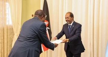 Somalia, Kenya to boost ties as new ambassador lands in Mogadishu