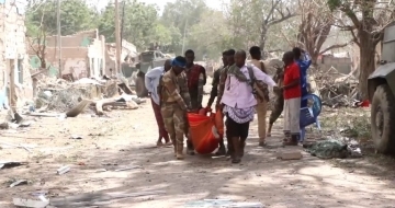 Death toll rises to 20 after blasts in central Somalia