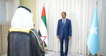 Somali president receives credentials from new UAE ambassador
