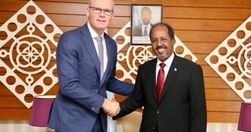 Somali president meets with Ireland’s defense minister
