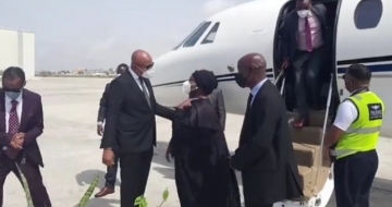 Kenyan foreign minister arrives on maiden visit to Somalia