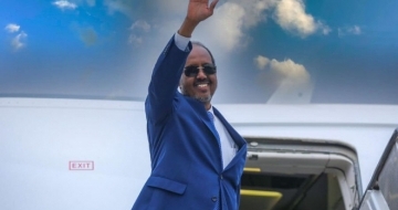 Somali president heads to Uganda as part of his first HoA tour