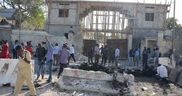 Al-Shabaab attacks a hotel near presidential palace