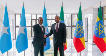 Hassan Sheikh, PM Abiy Ahmed call on UNSC to lift Somalia arms embargo