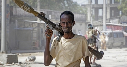 Calm after heavy fighting in Somalia town