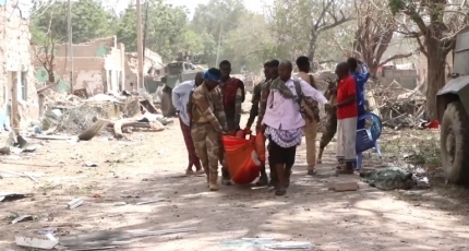 Death toll rises to 20 after blasts in central Somalia