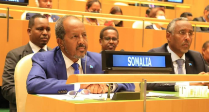 Somali president attends UN general assembly in New York