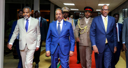 Somalia president arrives in Kenya for Ruto’s inauguration