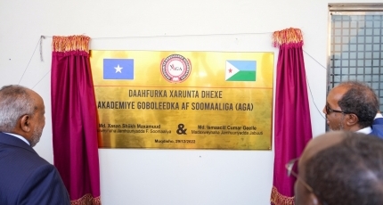 Somalia, Djibouti leaders inaugurate language academy