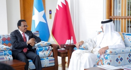 Qatar’s emir holds talks with outgoing Somali president in Doha