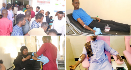Mogadishu blasts led people donate Blood for victims