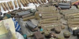 Somali, AU troops seize weapons cache during an operation in Mogadishu